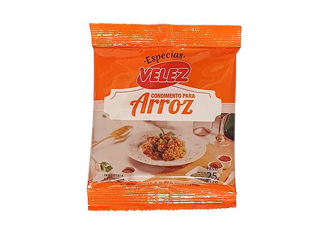 Condimento para Arroz velez 25gr