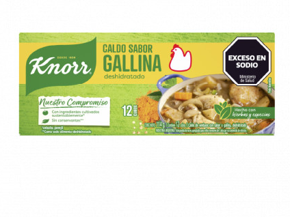 Caldos x 12u. Gallina knorr