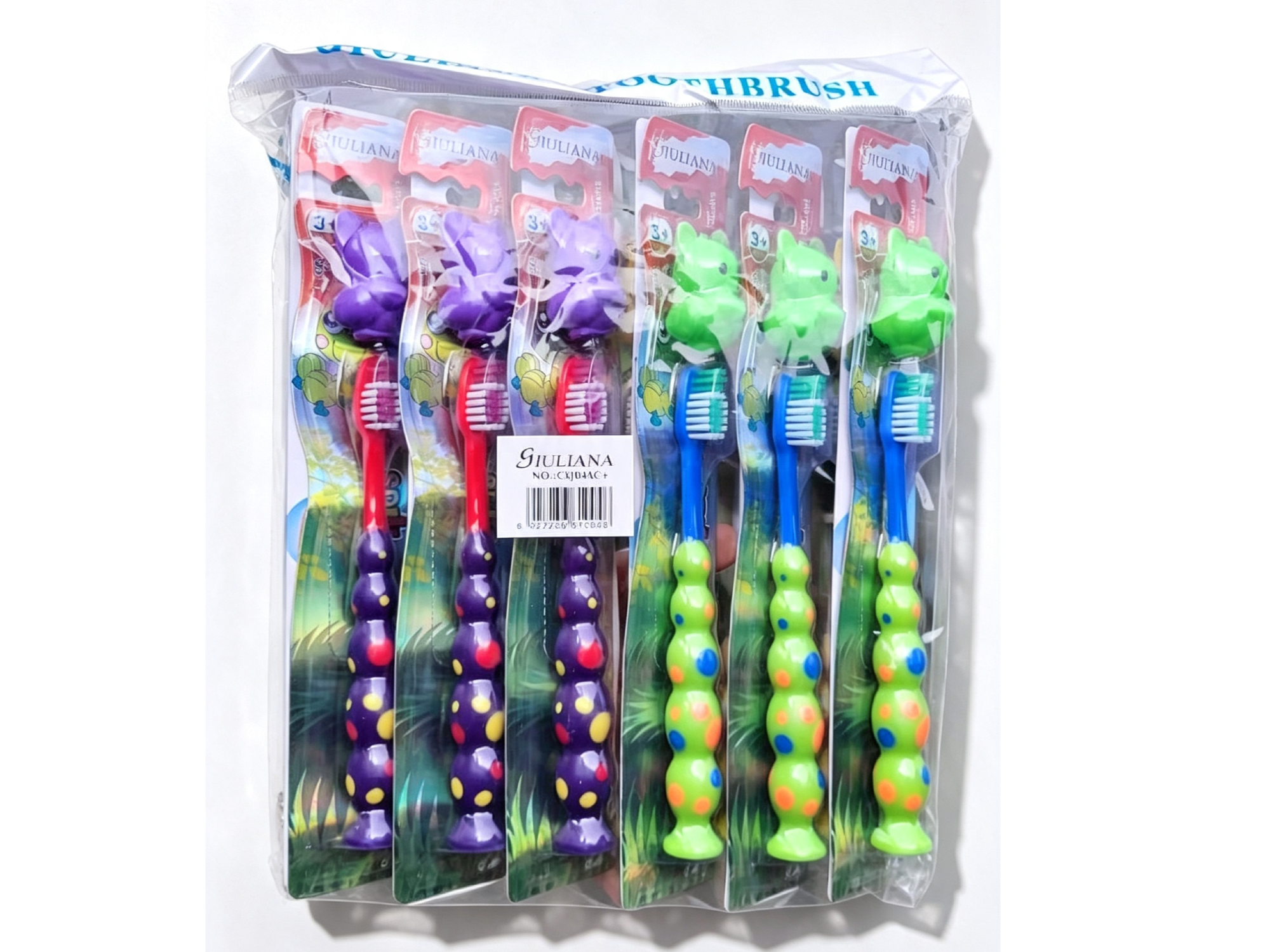 Cepillo dental para Niños x 12u c/protector