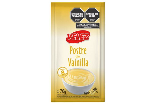 Postre velez Vainilla 70gr x 8u
