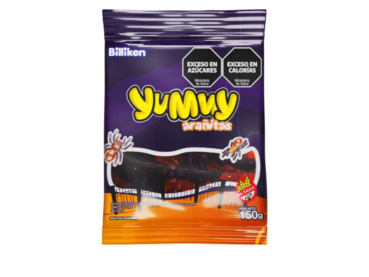 Gomitas  yummy Araña hallowen  150gr