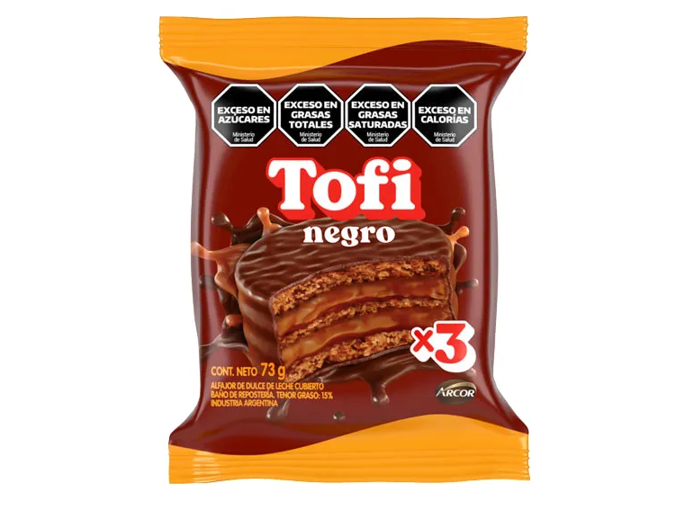 Alfajor Tofi negro 73gr