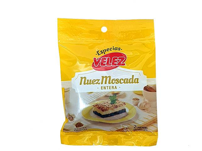 Nuez moscada en pelotita velez 25gr