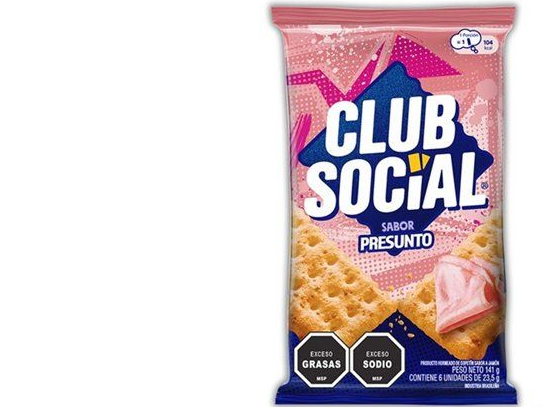 Galletas Club Social Jamón x 6u 141gr