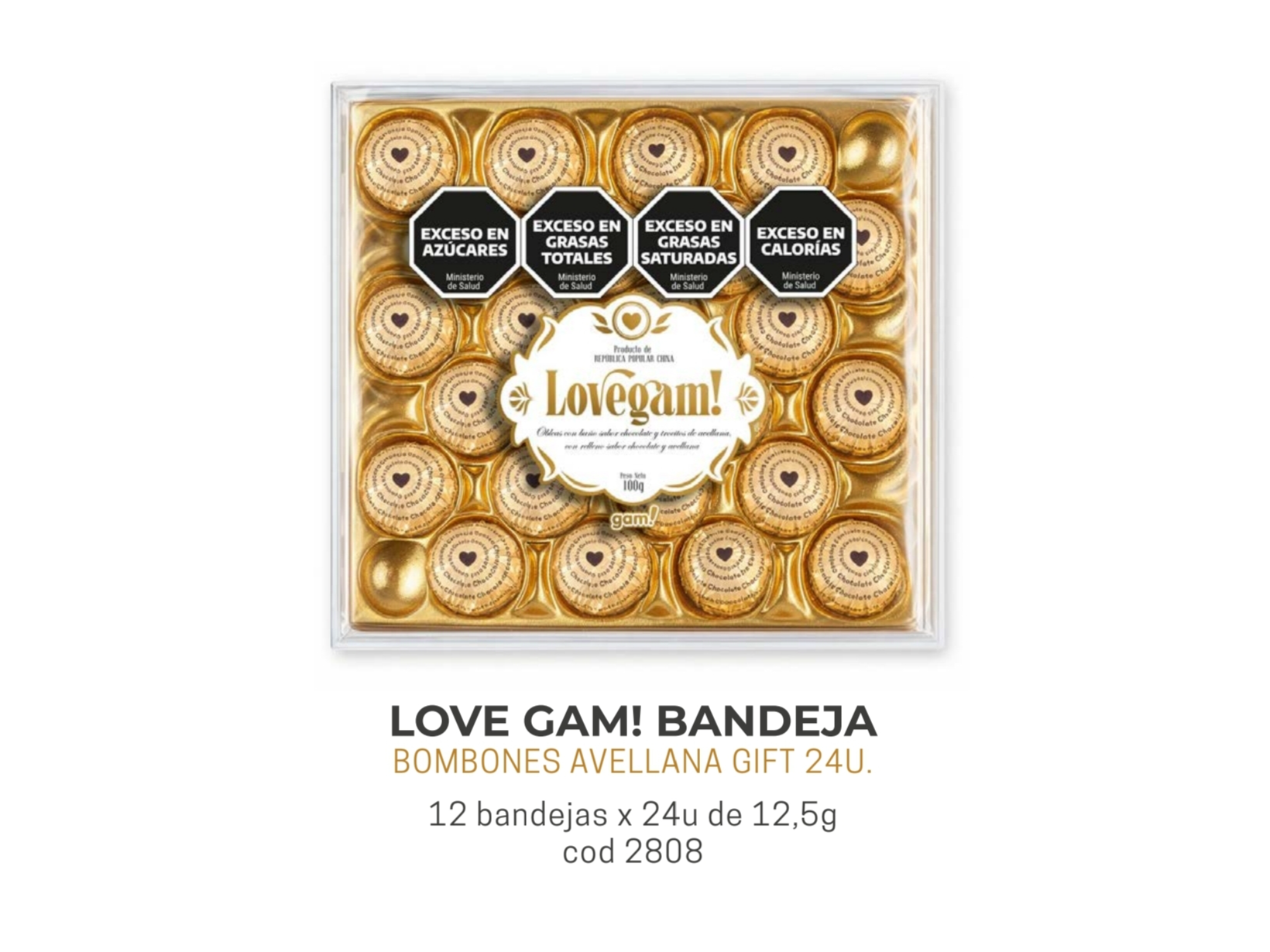 Bombon lovegam x 12u acrilico