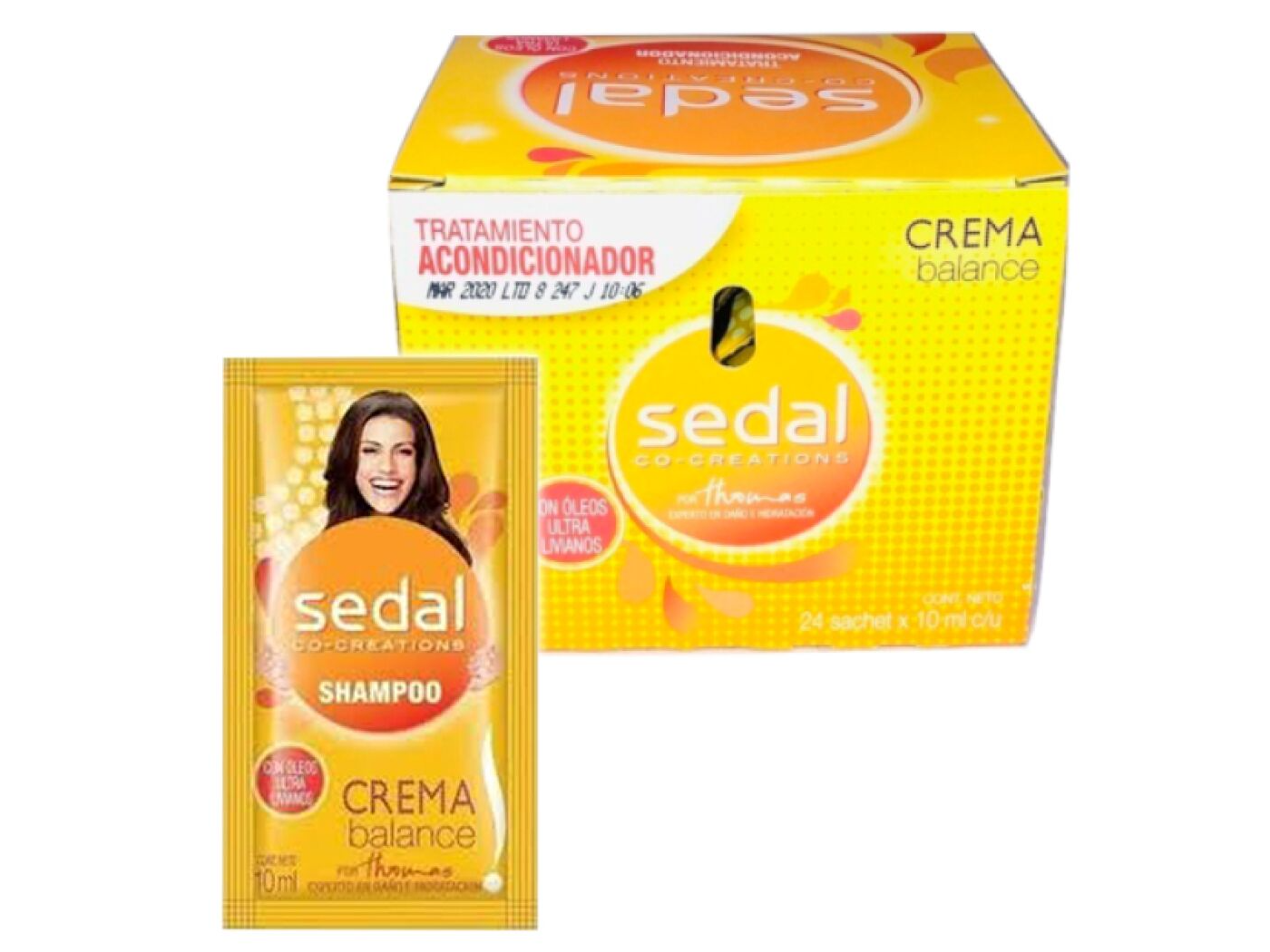 Acondicionador sedal 10ml x 24u