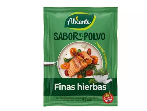 caldo saborizantes x 12u Finas hierbas