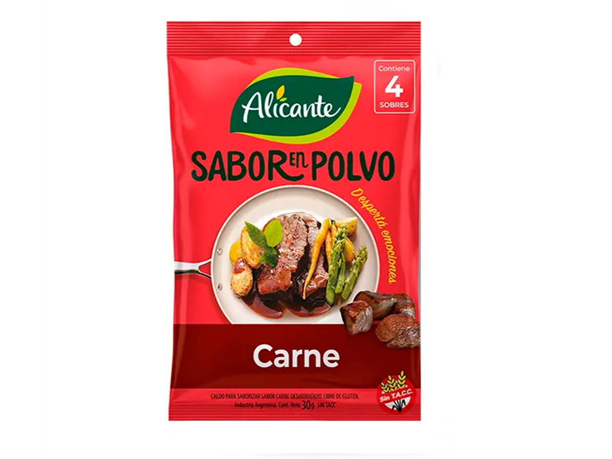 caldo saborizantes x 12u Carne