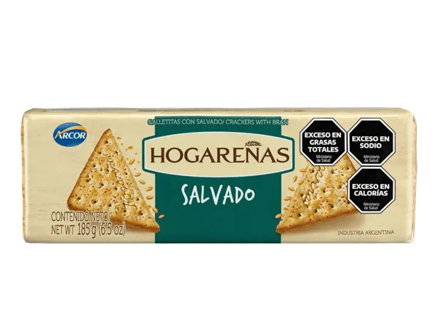 galletas salvado Hogareñas 185gr