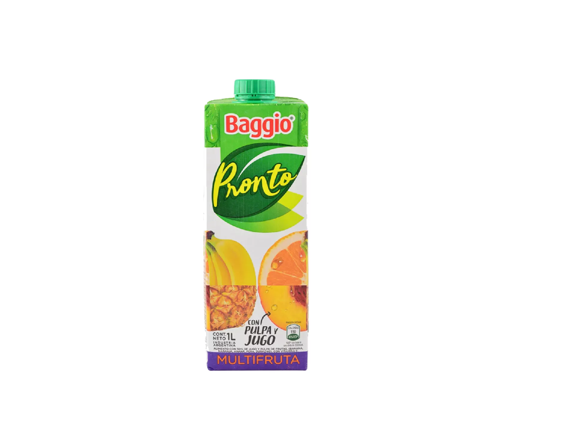 Jugo baggio 1000 ml multifruta