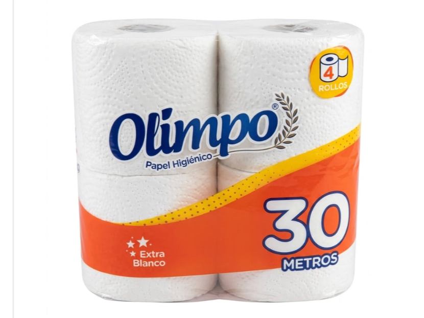 Papel higiénico x4 olimpo x u.