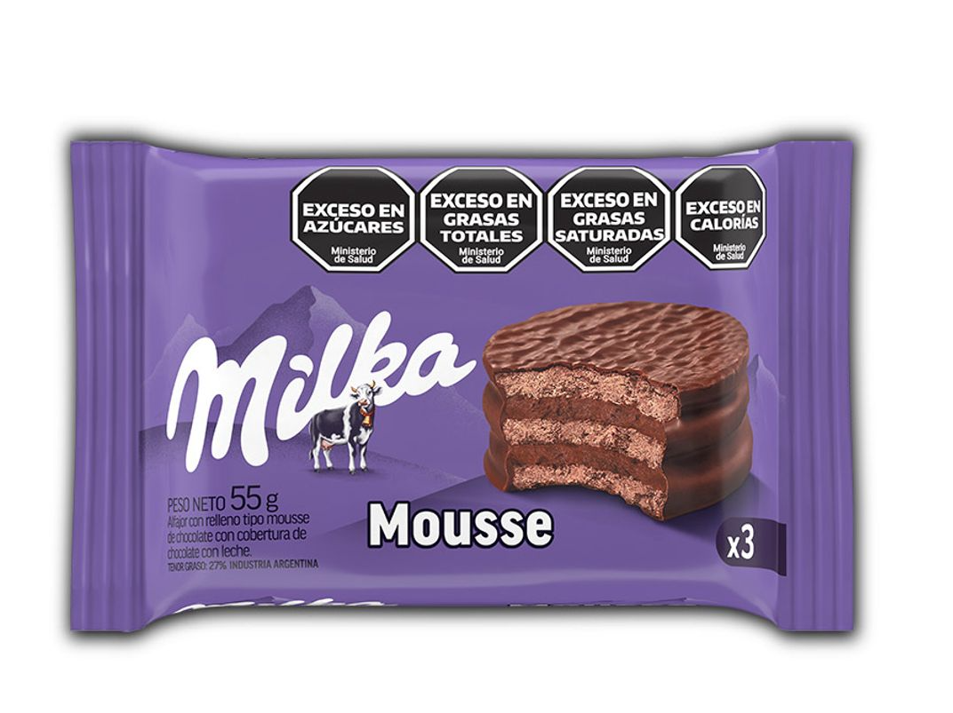 Alfajores Milka Mouse Negro 55 gr