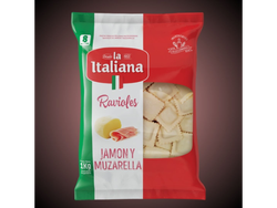 Ravioles Jamon y Queso KG