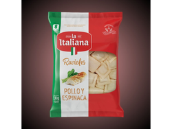 Ravioles Pollo y Espinaca KG