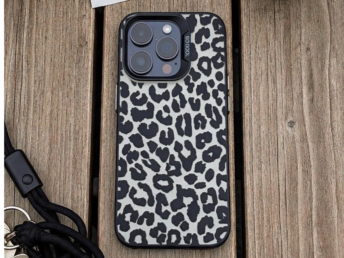 Funda print negra