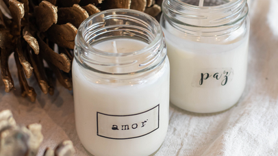 Velas, candelabros, esencias, jabon liquido & envases pet