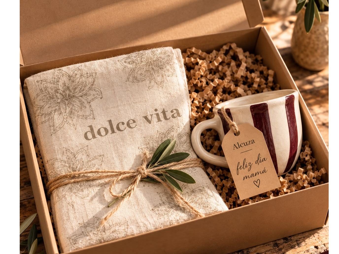 Gift Box  Dolce Vita taza rayas