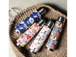 Termo 1 Lt con funda de eco-cuero PROMO