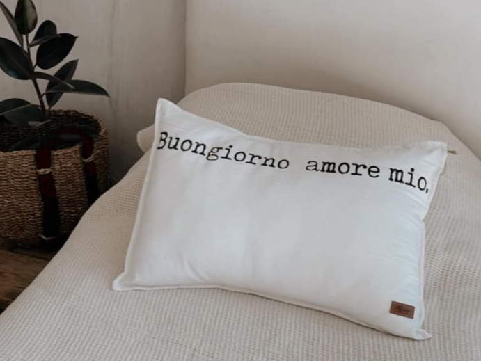 Funda de almohadon B. amore mio 40 x 60 cm