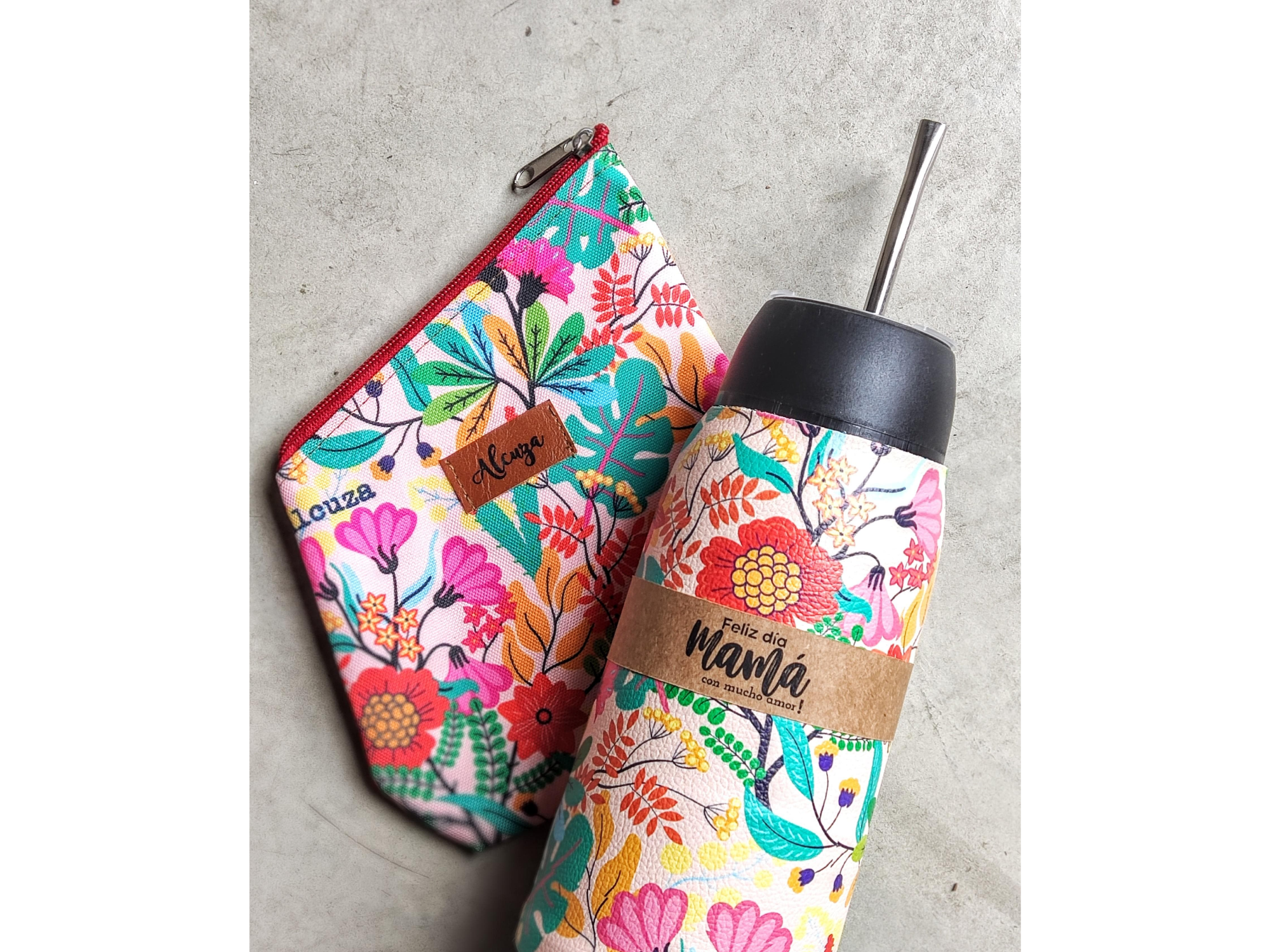 Matermo eco-cuero + envase grande cordura Mama