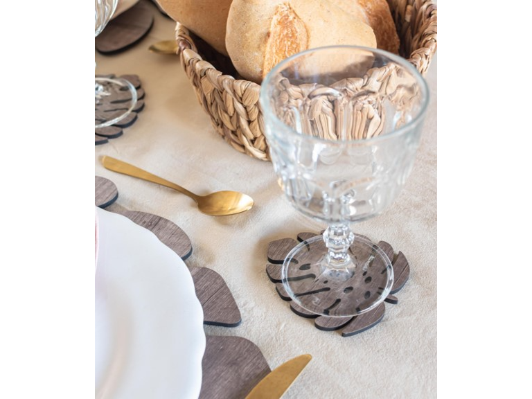 Posavasos Hoja x 4 uni.