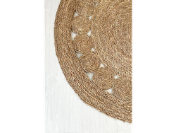 Alfombra foram 100 % Seagrass - 120 cm de diámetro -