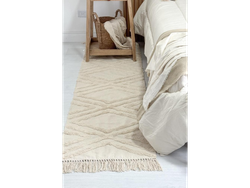 Alfombra costado de cama 1x0.60 de Algodon