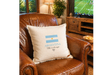 Funda de Almohadon 45 x 45 argentina de tusor crudo estampado