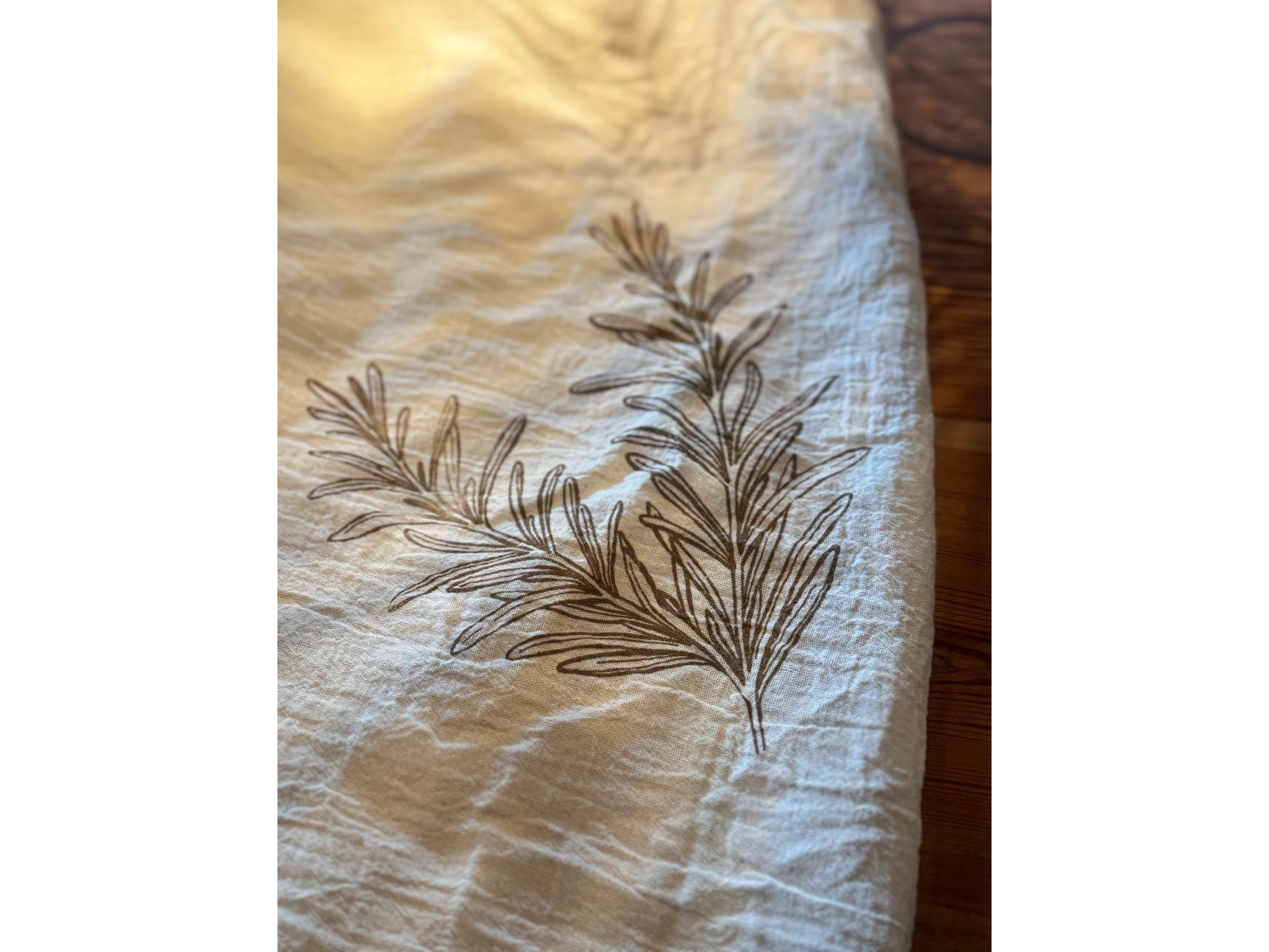 Mantel gasa de algodon estampa Romero