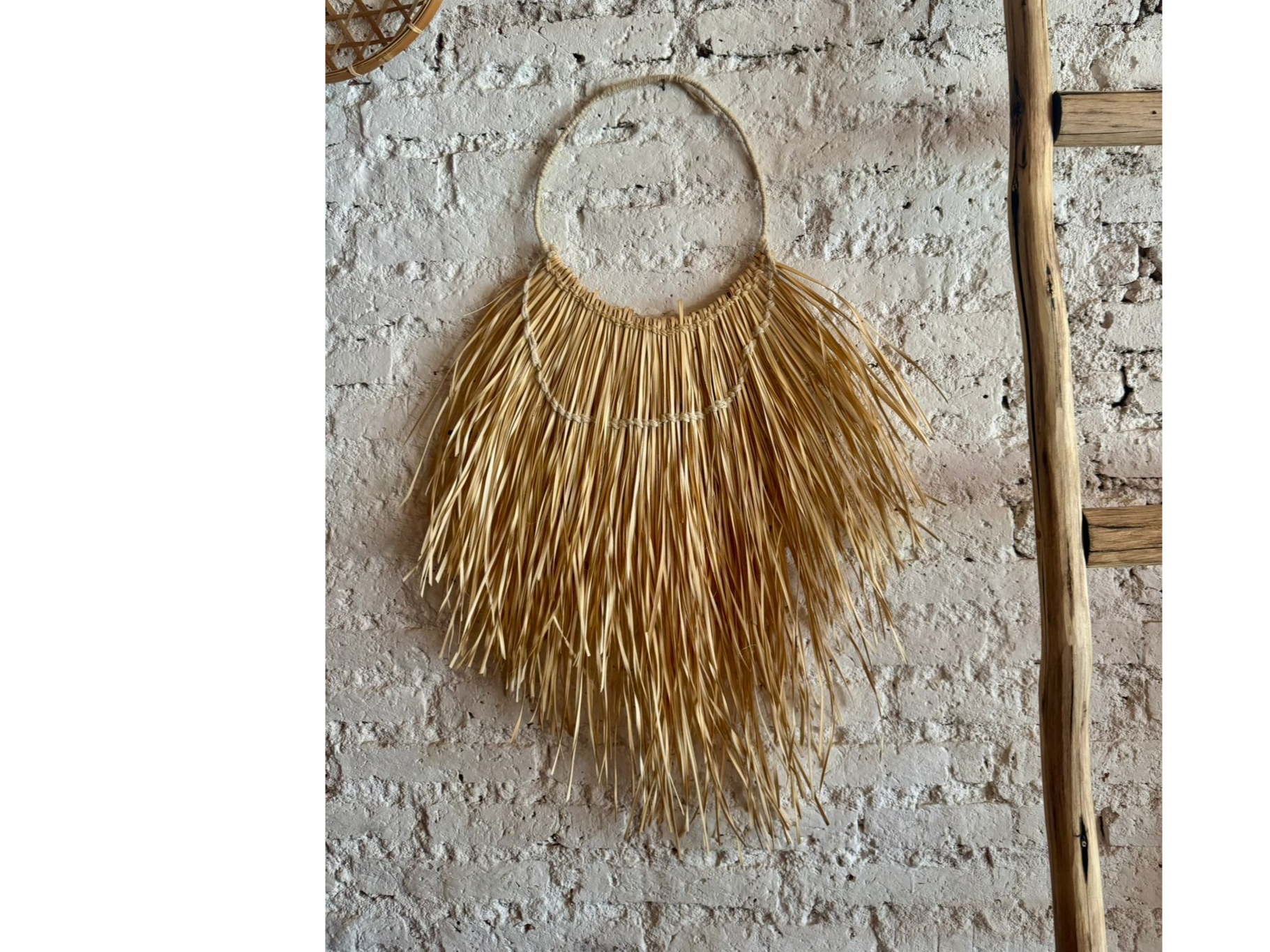 Adorno de pared Bali de fibras naturales