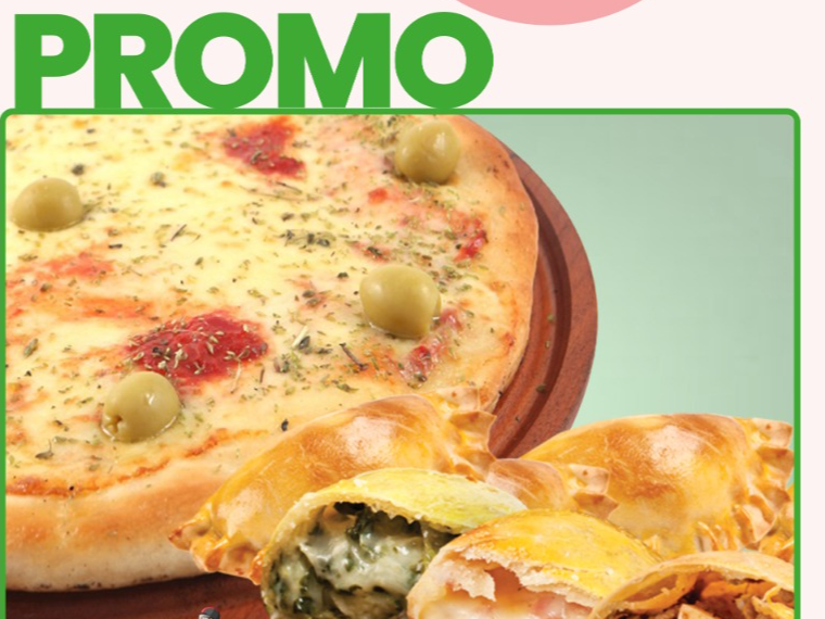 1 mozzarela + 6 empanadas de jamón y queso