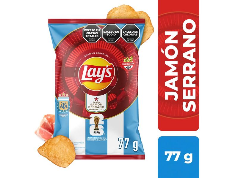 Lays jamón serrano 77g