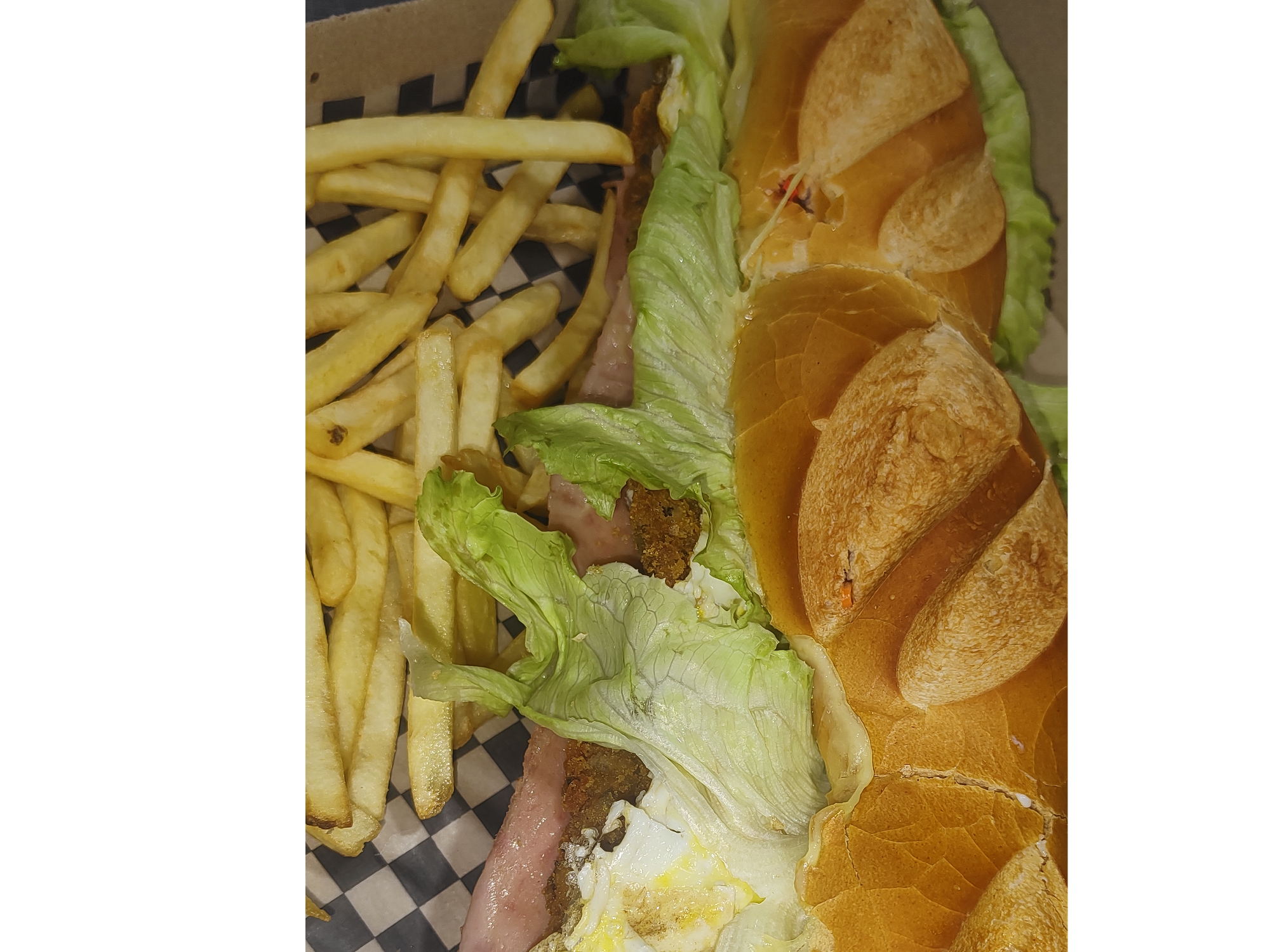 Sandwich de milanesa para 2 personas