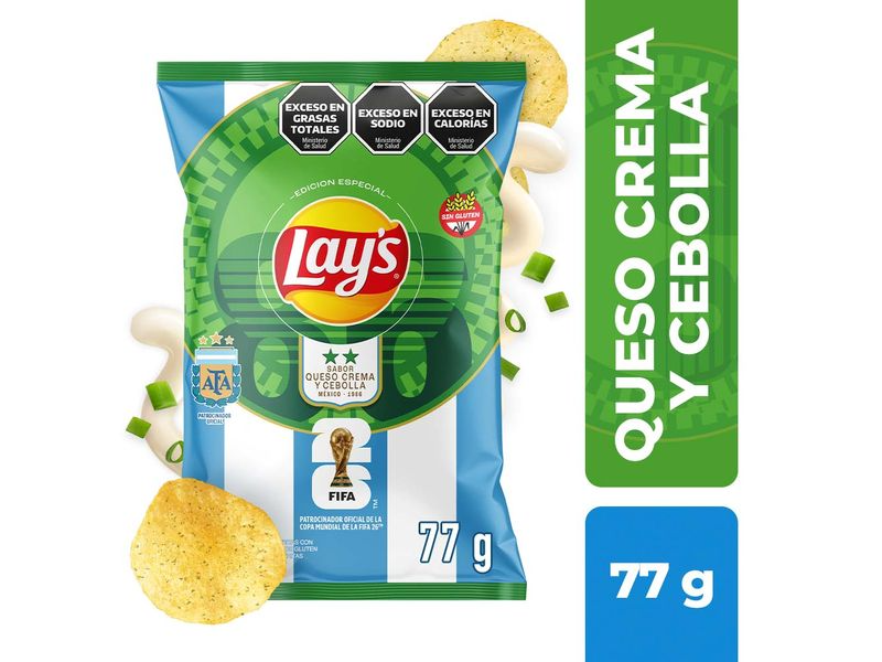 Lays crema y cebolla 77g