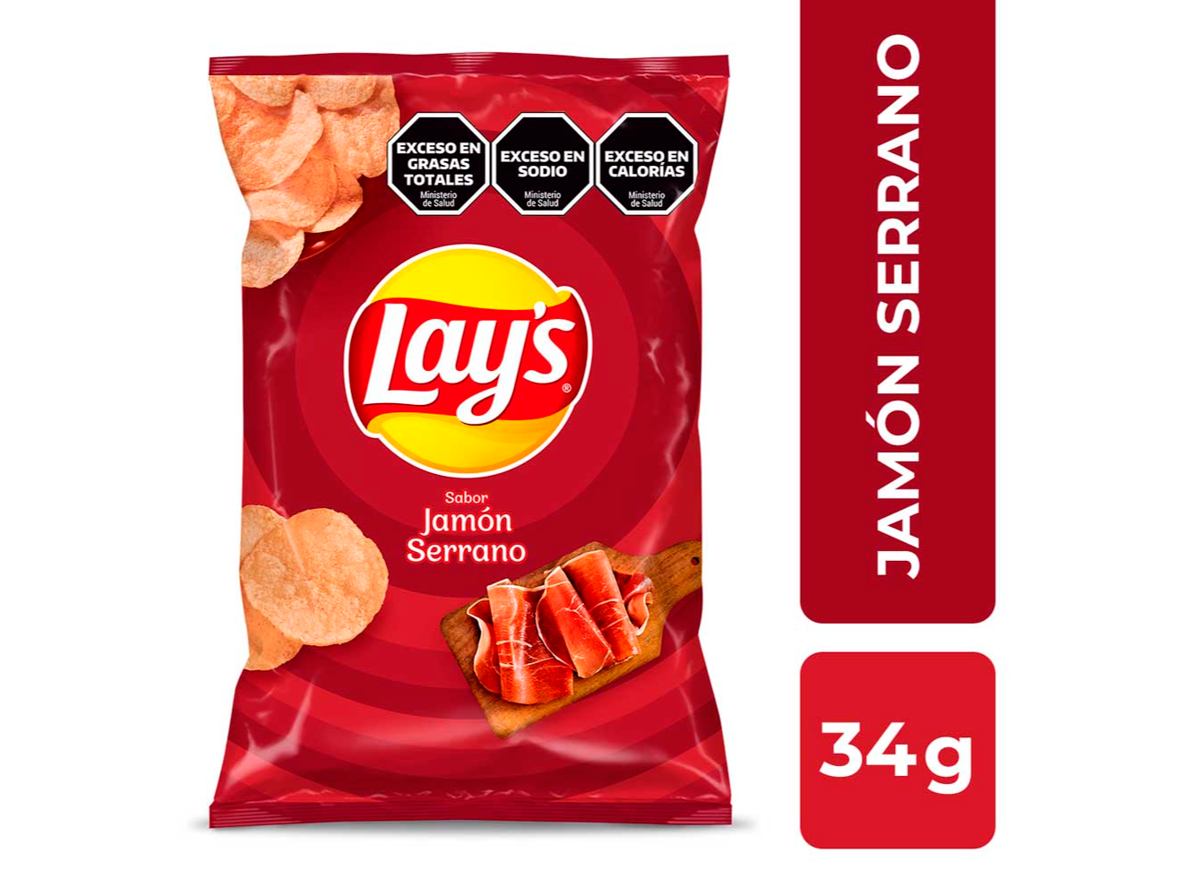 Lays jamón serrano 34g