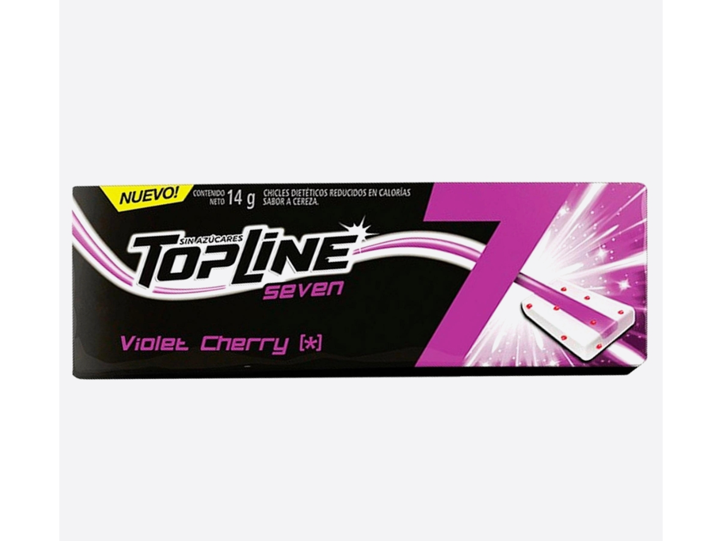 chicle topline seven violet cherry 14gr