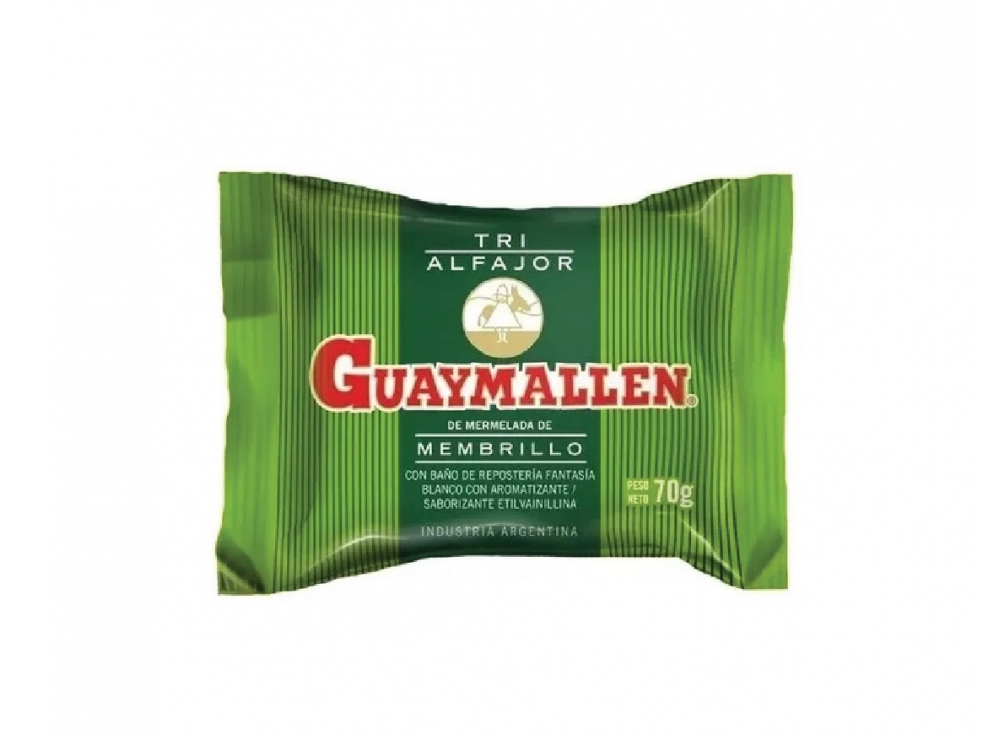 alfajor triple guaymallen fruta