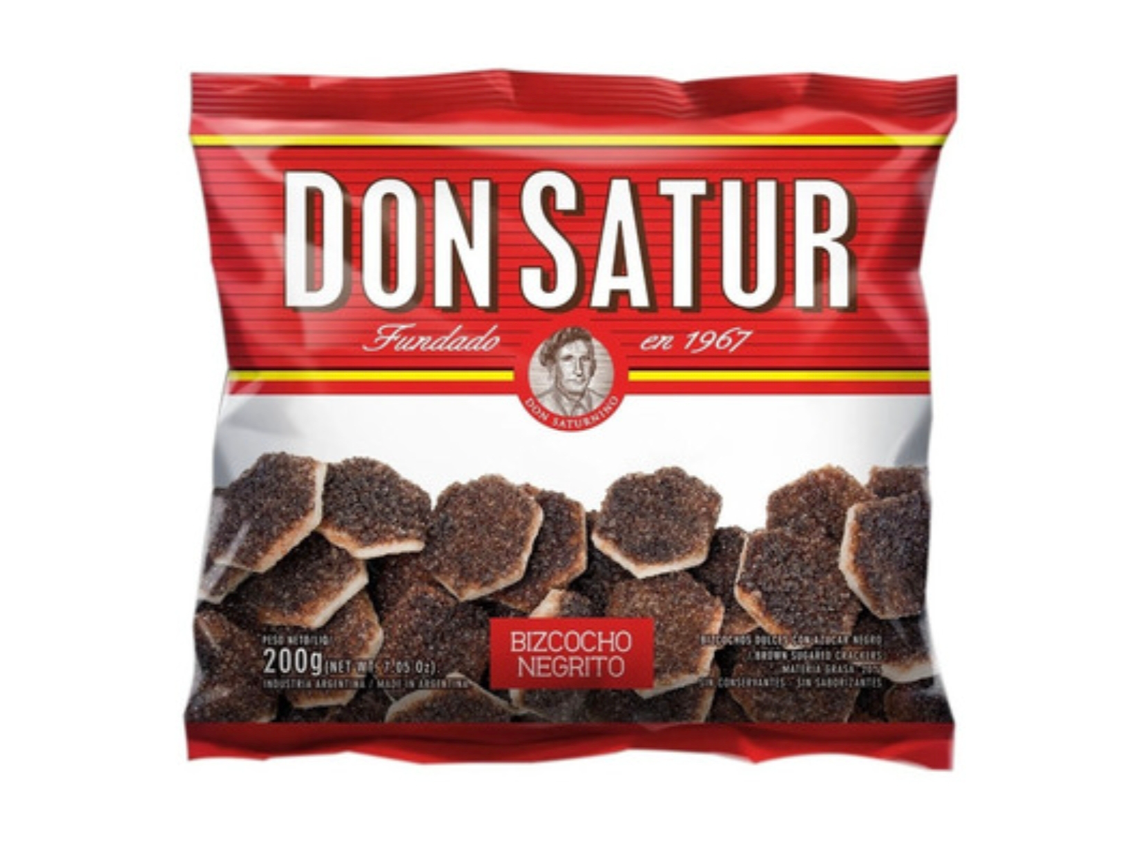 Bizcochitos don satur negrito 200gr