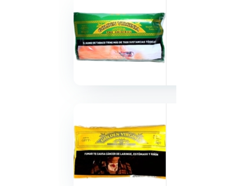 Tabaco Golden Virginia original/vainilla
