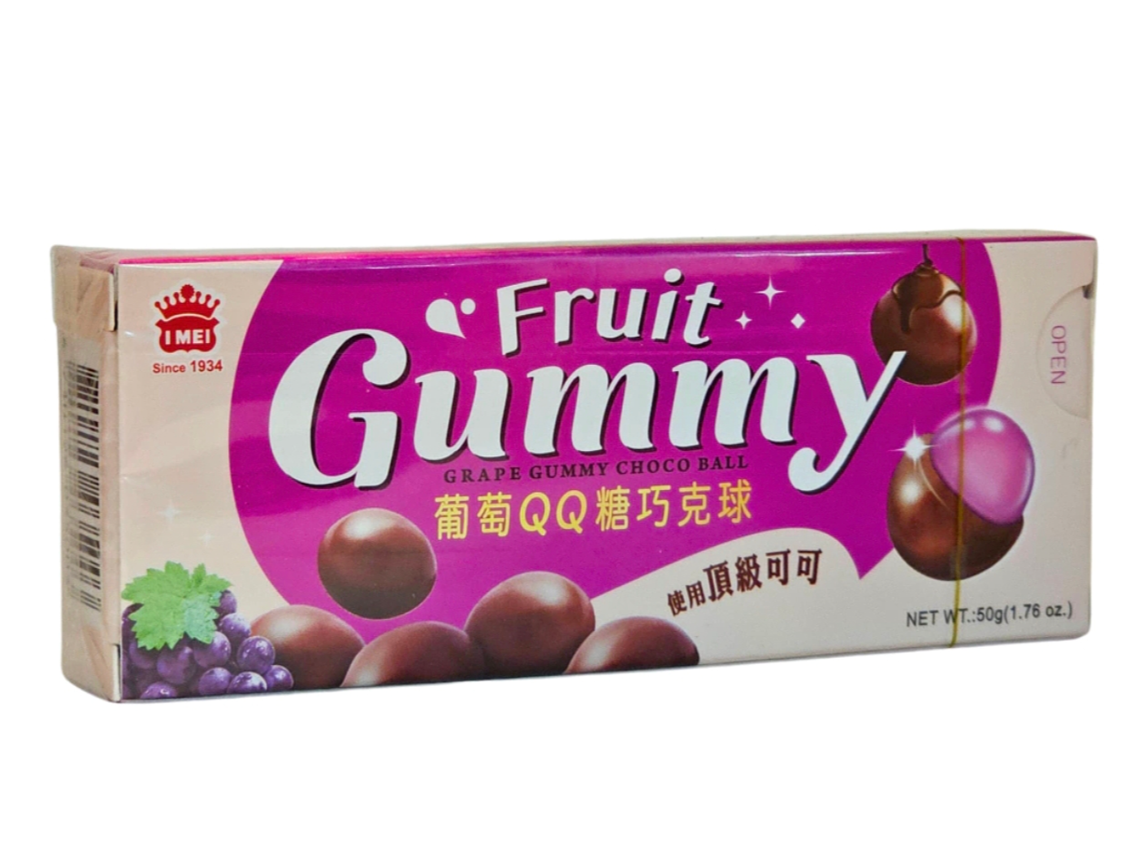 Gomitas de uva bañadas en chocolate 50gr