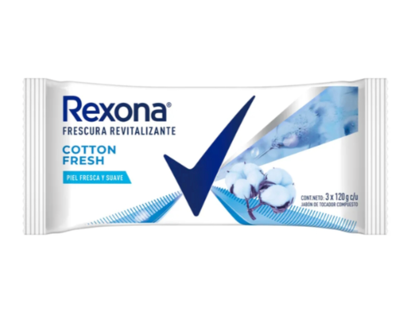 Jabón Rexona cotton fresh 120gr