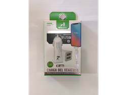 Cargador celular para auto con cable micro usb