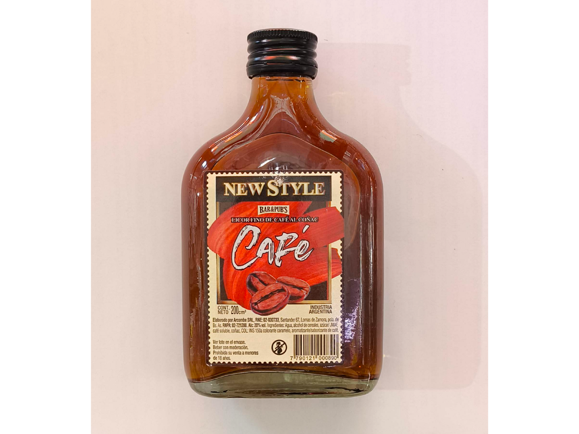 Petaca nene style café al coñac 200cc