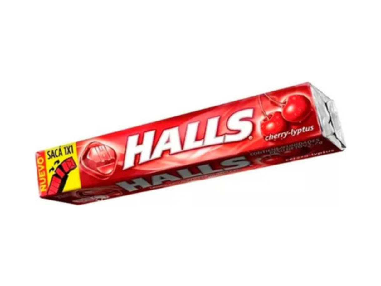 pastillas halls cherry
