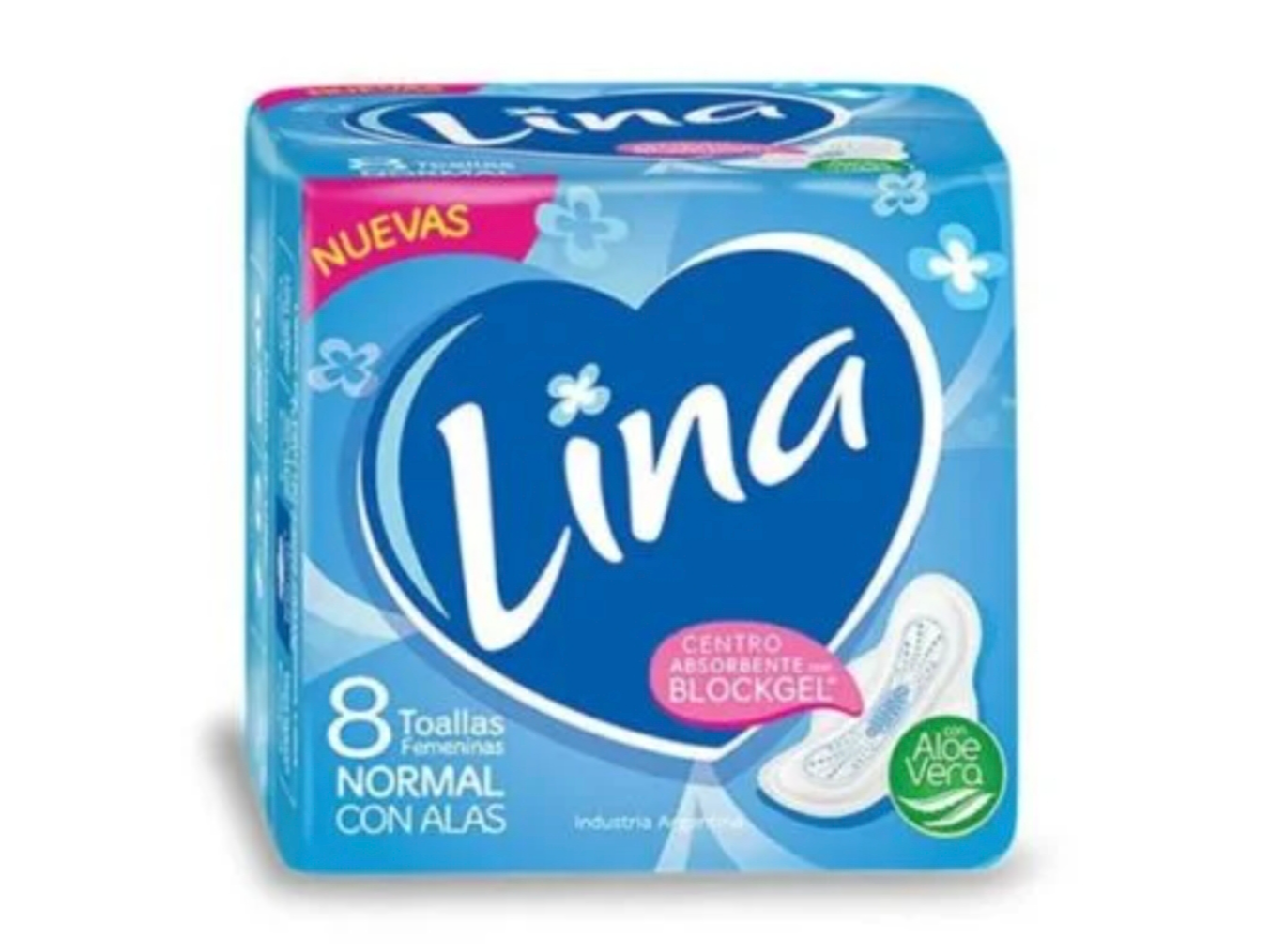 Toallitas lina celestes x 8