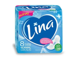 Toallitas lina celestes x 8