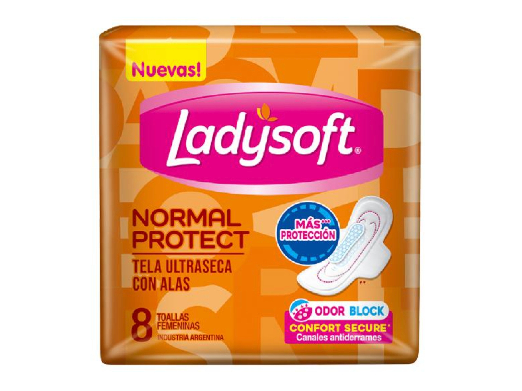 Toallitas ladyfoft normal protect x8