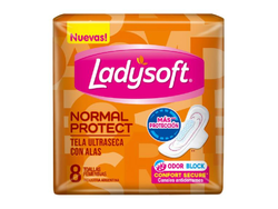Toallitas ladyfoft normal protect x8