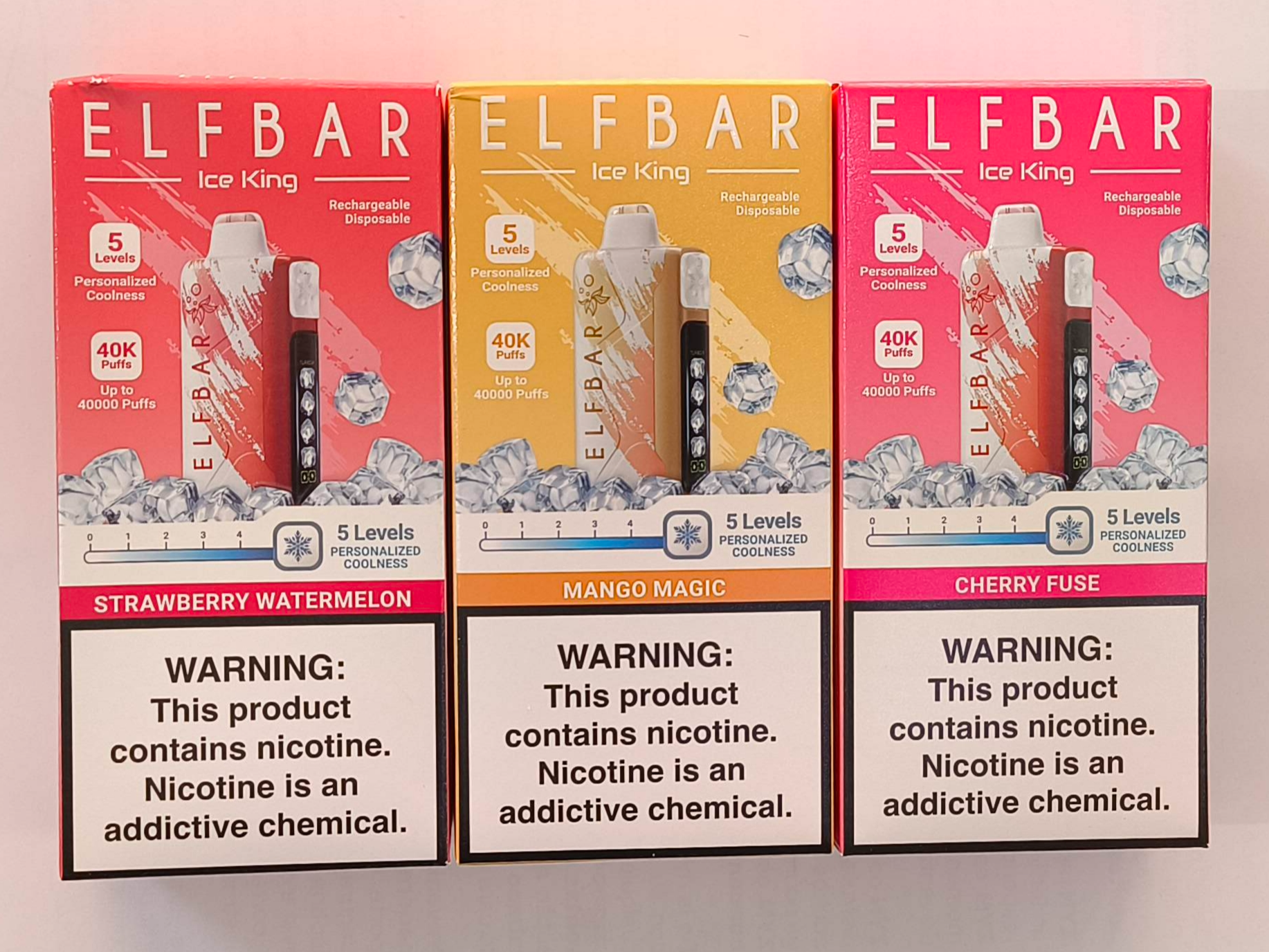 Elfbar ice King 40k gustos varios