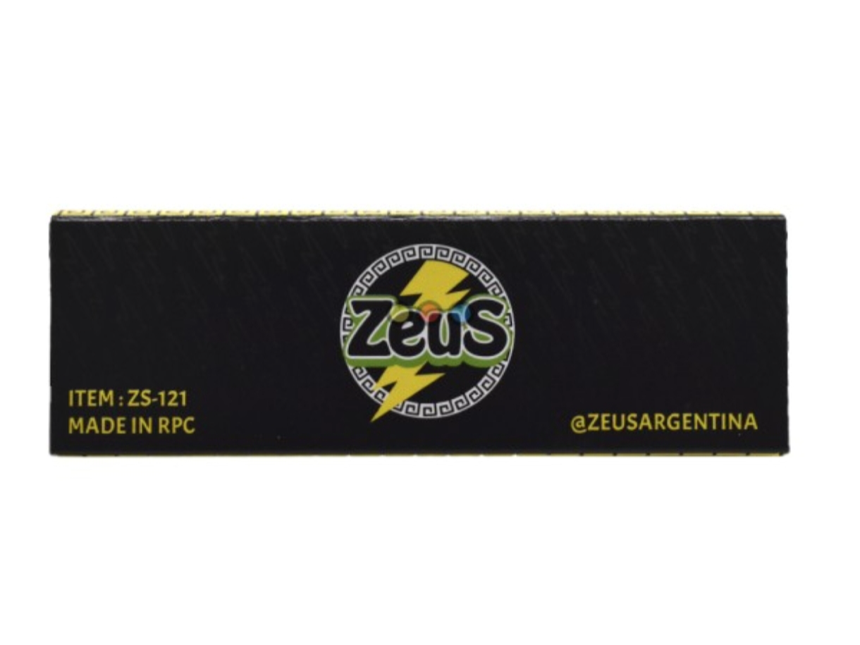 Papelillos Zeus black x50 de kiosco y tabaquería cati